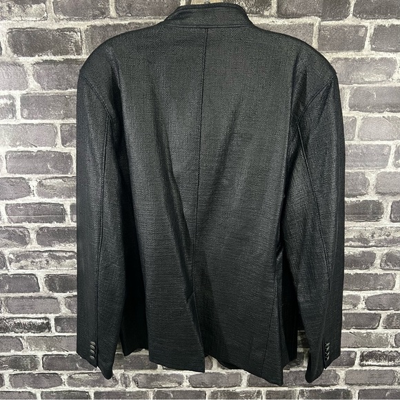 John Varvatos NWT faux leather cotton jacket - Picture 4 of 13